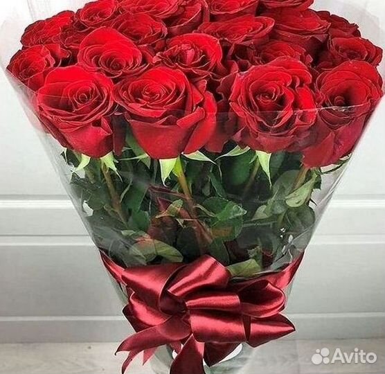 Высокие розы Доставка цветов