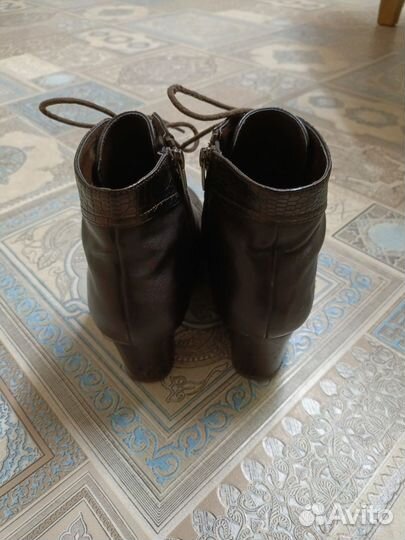 Сапоги женские натуральная кожа демисезонные 39 р