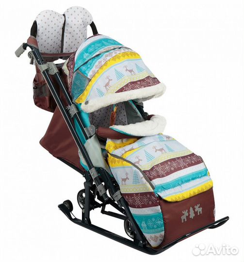 Детские санки с колесами