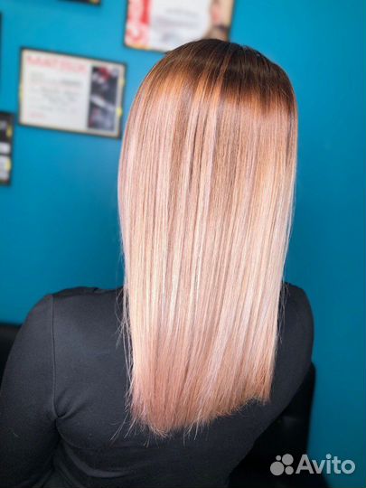 Окрашивание волос техника Айр тач