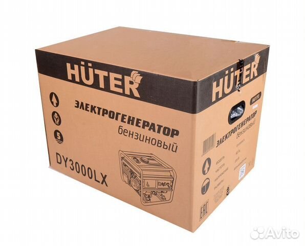 Бензогенератор 2,5 кВт dy3000lx huter