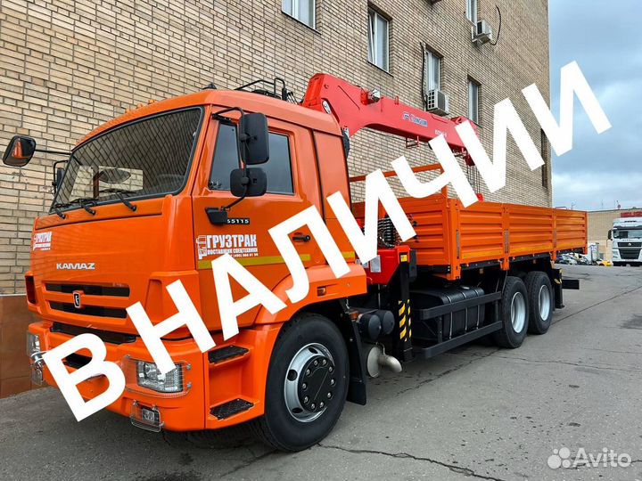 КамАЗ 65115-48 (А5) с КМУ, 2023