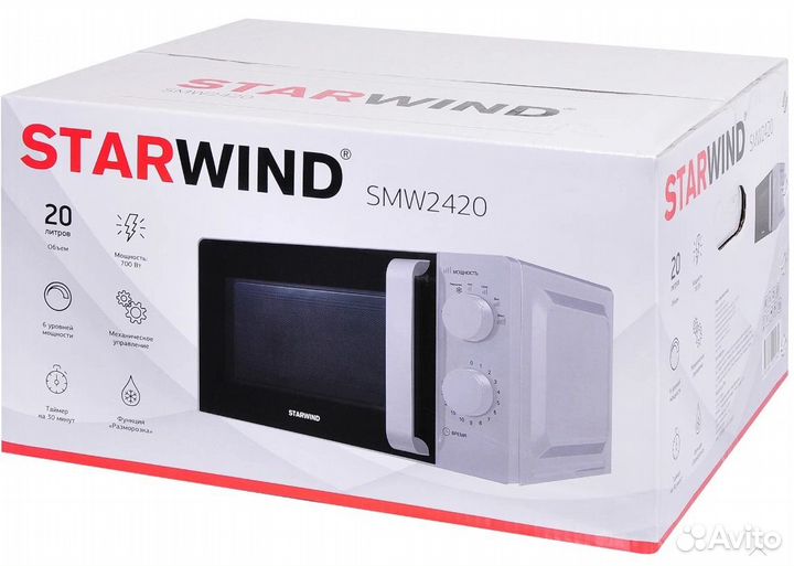 Микроволновая печь starwind SMW2420 новая