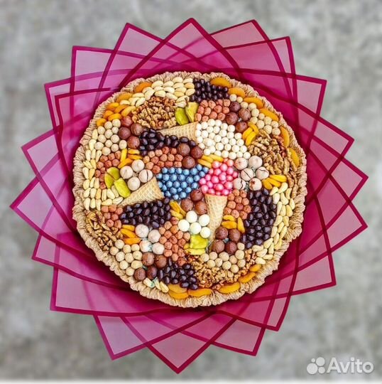 Съедобные букеты из сухофруктов