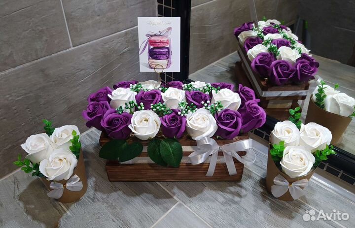 Букет из мыла