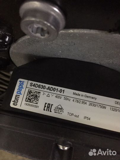 Вентилятор осевой Ebmpapst S4D630-AD01-01