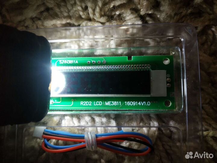 Однострочный символьный LCD дисплей