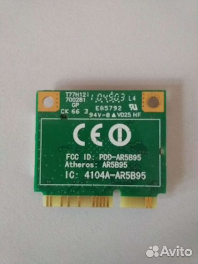 WiFi адаптер Atheros AR5B95 802.11B/G/N Half Mini