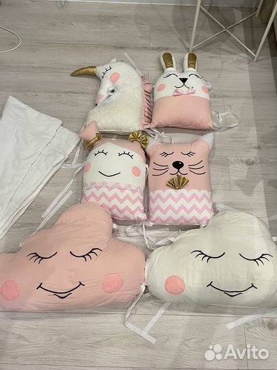 Бортики в детскую кроватку