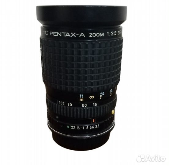 SMC Pentax-A 35-105mm F 3.5+адаптер для Canon EOS