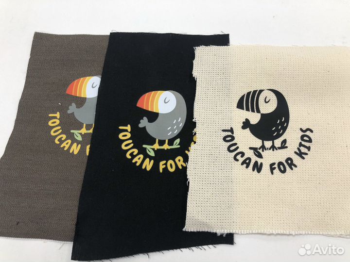 Печать термонаклеек на заказ для одежды и текстиля