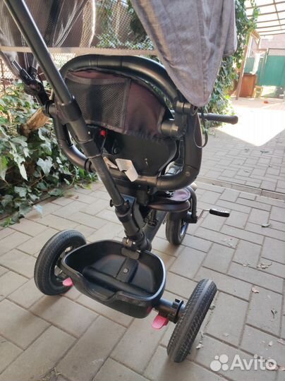 Складной детский велосипед с ручкой