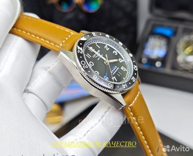 Мужские часы Longines Zulutime с гарантией