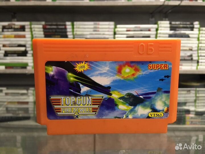 Картридж из 90х Dendy Top Gun Fire AT Will арт 75