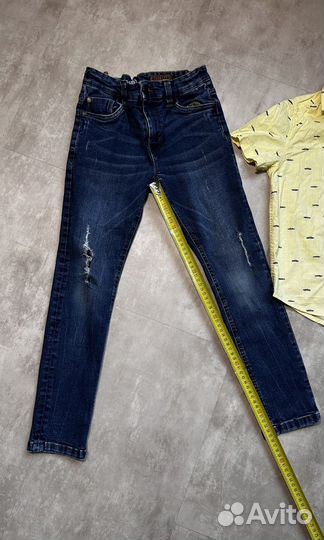 Джинсы и рубашка next 122