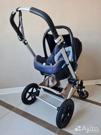 Коляска bugaboo 3 в 1 + автолюлька maxi-cosi+isofi