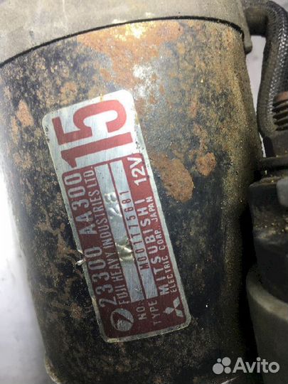 Стартер EJ25 Subaru Legacy BG9 BD9 23300AA300 M001