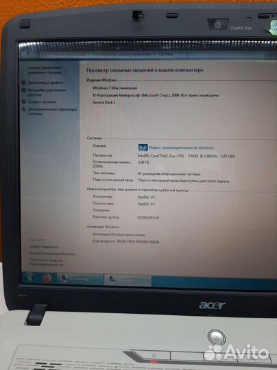 Ноутбук Acer aspire 5315