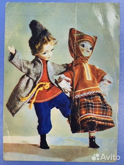 Открытки с куклами 1960-е годы