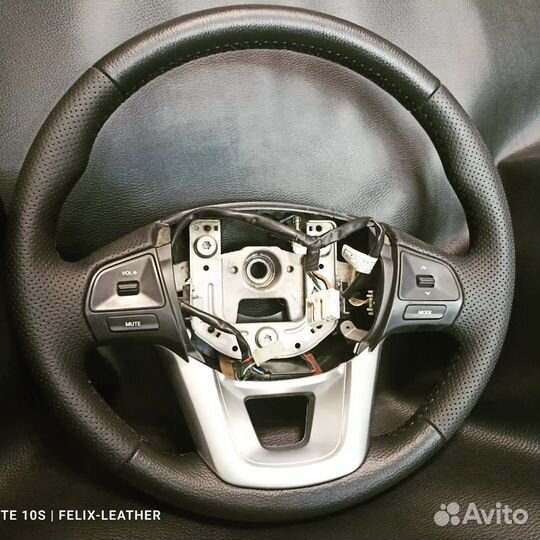 Руль Kia rio 3 дорестайлинг с подогревом