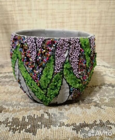 Кашпо керамическое