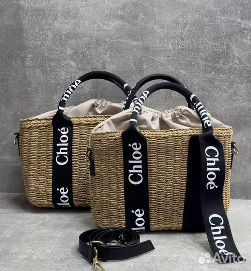 Сумка женская chloe плетеная