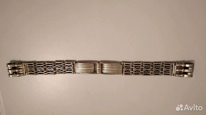 Браслет для часов СССР серебро 875 проба
