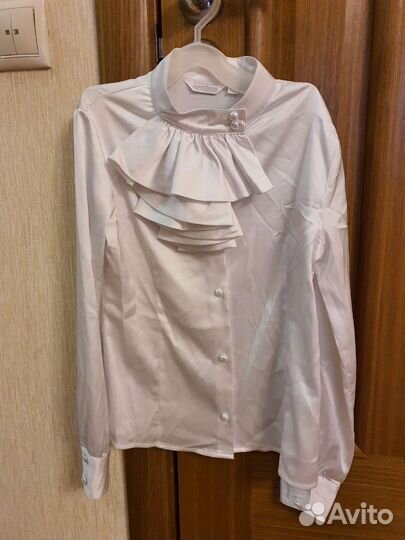 Школьная блузка 134 silver spoon