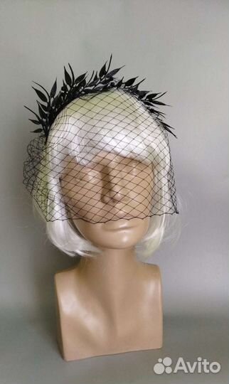 Ободок с вуалью