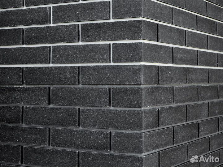 Кирпич облицовочный графит