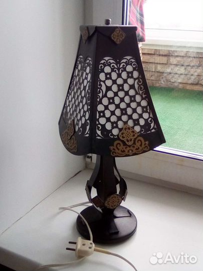 Настольная лампа фонарь винтажный СССР