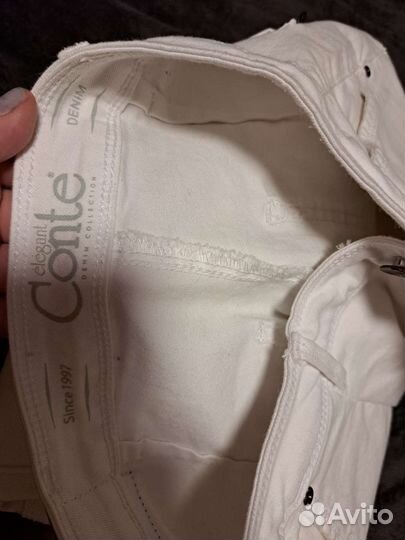 Джинсы белые 15-16