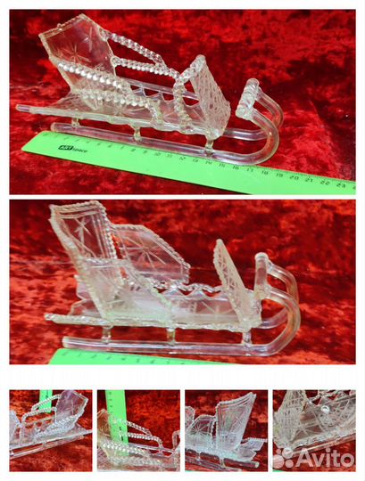 Стеклянные санки. Красивые вещи