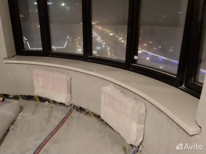 Подоконник из искусственного камня Акрил и Кварц