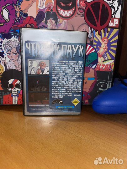 Картриджи Sega mega drive:Jurassic park,Spider man