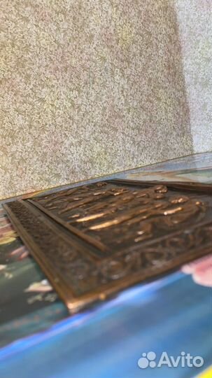 Панно Чеканка шикарная по меди с античным сюжетом