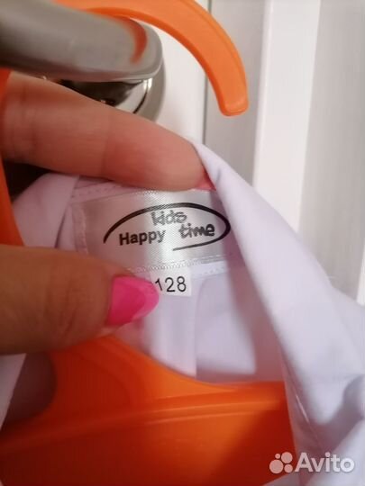 Блузка школьная на девочку 128