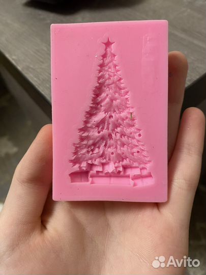 Силиконовая форма молд новогодняя