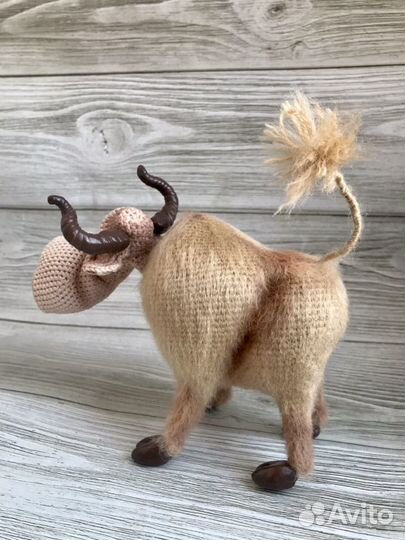 Бык игрушка интерьерная