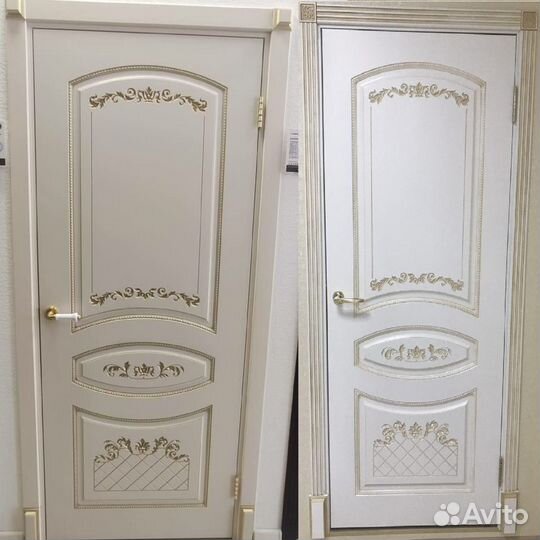 Двери межкомнатные с патиной