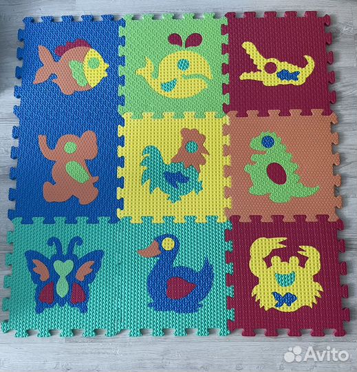 Мягкий коврик пазл