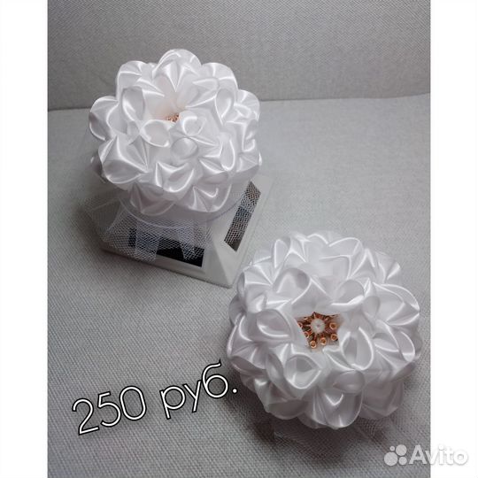 Бантики для волос ручной работы