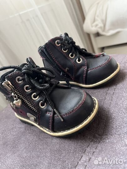 Ботинки весенние для девочки 20