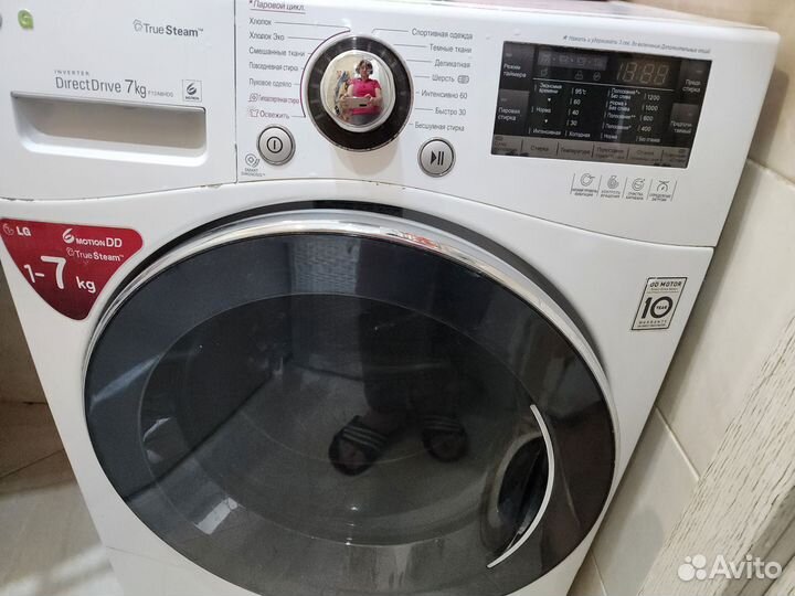 Стиральная машина бу на 7 кг lg