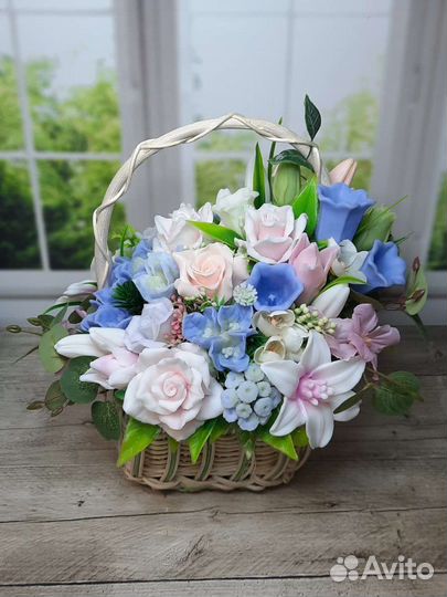 Корзина с цветами