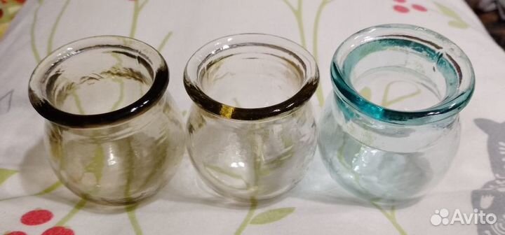 Банки медицинские стеклянные СССР. В наличии 12шт