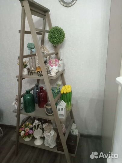 Стеллаж лестница