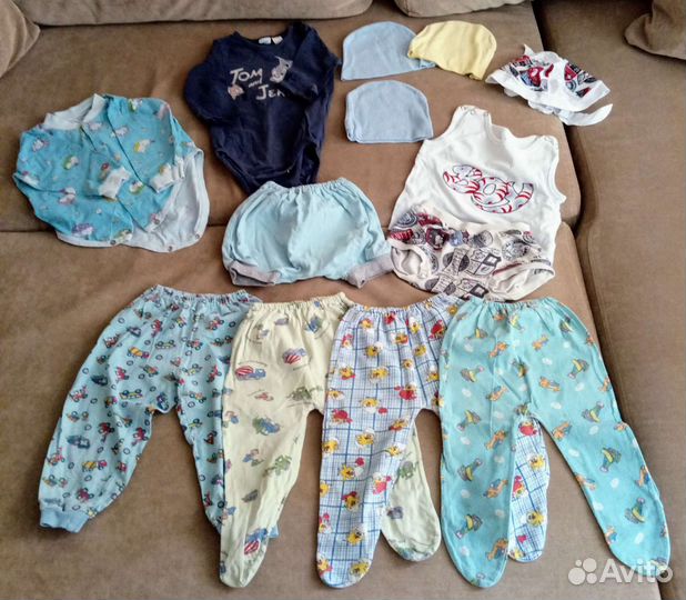Детская одежда до 6 месцев