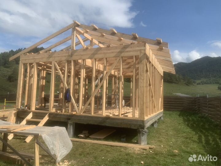 Стройка каркасных домов Бани