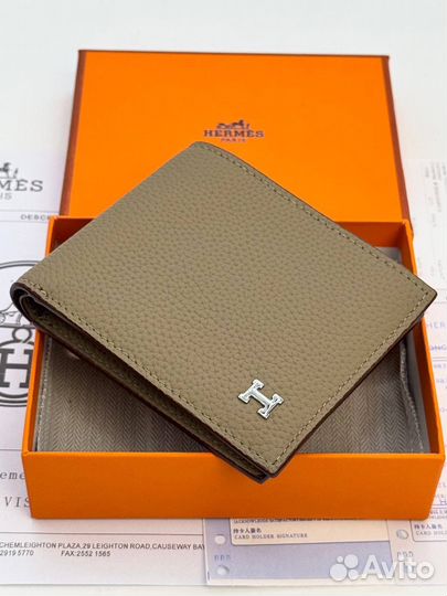Кошелёк мужской Hermes натуральная кожа